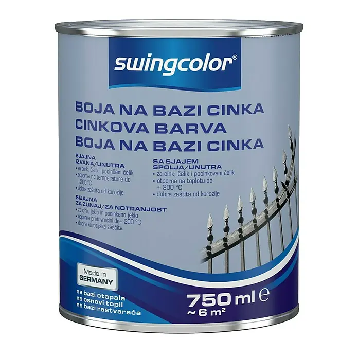 swingcolor Boja na bazi cinka Swingcolor - 750 ml, Sjaj - Detaljan prikaz