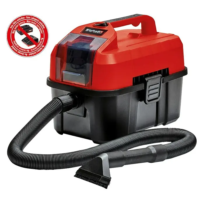 Einhell Power X-Change Akumulatorski usisavač za mokro i suho usisavanje TE-VC 18/10 LI-Solo - 18 V, Bez akumulatora, 10 l - Dijagonalni pogled