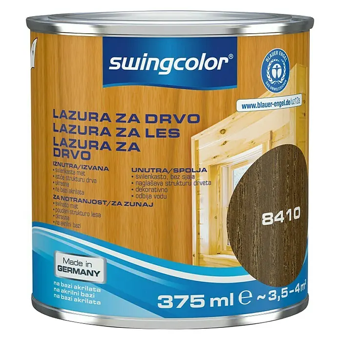 Lazura za drvo - 375 ml, Orah - Pogled sprijeda