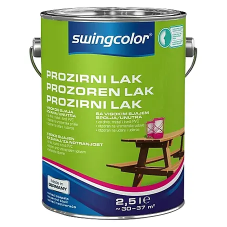 swingcolor  Prozirni lak za namještaj