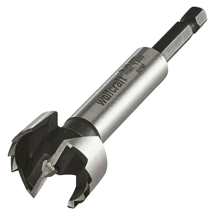 Craftomat Forstner svrdlo - Promjer: 26 mm, Promjer brtve: 6,5 mm HEX - Dijagonalni pogled