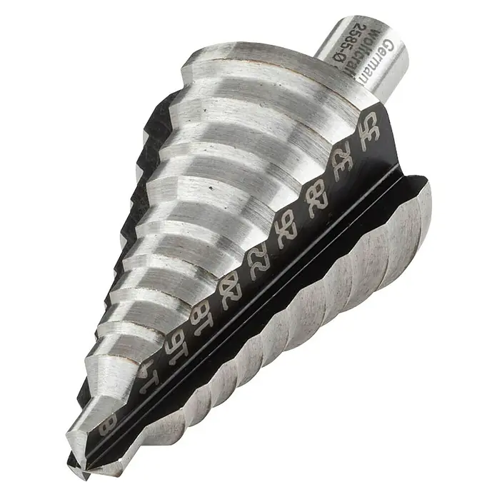 Wolfcraft Stepenasto svrdlo - 8 mm - 35 mm, HS čelik - Dijagonalni pogled