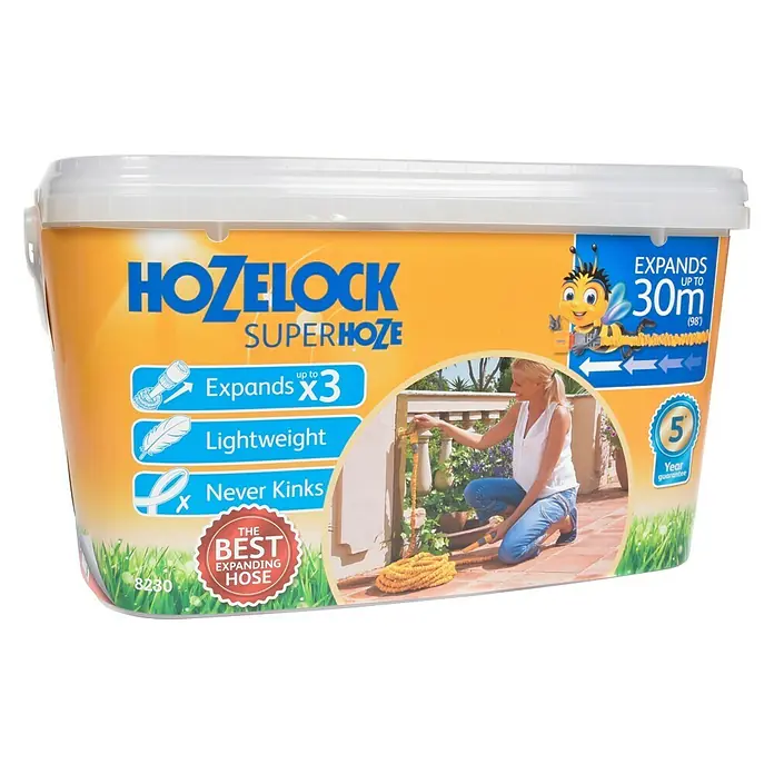 Hozelock Rastezljivo crijevo Hozelock Superhoze - Duljina: 30 m - Pogled sprijeda