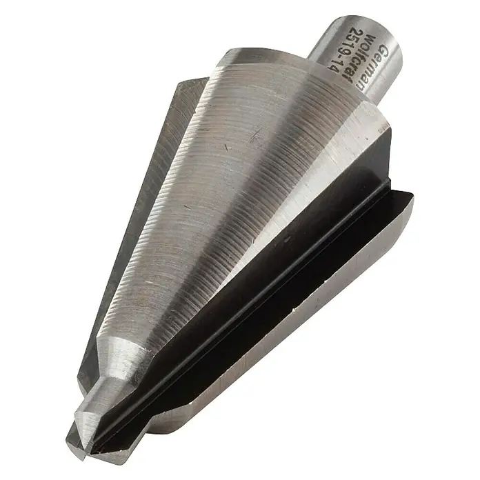 Wolfcraft Lochfräser - Durchmesser: 8 mm - 31 mm, Durchmesser Schaft: 10 mm - Diagonale Ansicht