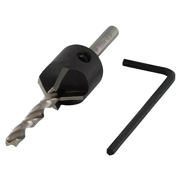 Wolfcraft Broca de percusión - 2 ud., Diámetro: 4,5 mm - 16 mm - Vista angular