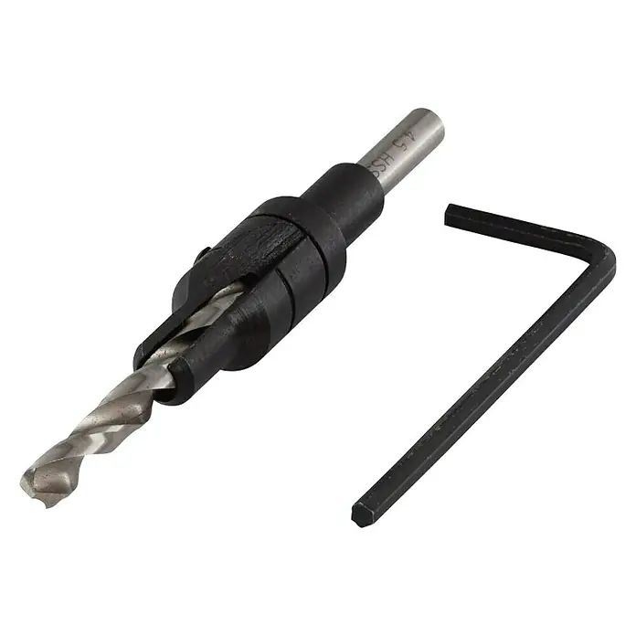 Wolfcraft Spiralno svrdlo - Promjer: 4,5 mm - 11 mm - Dijagonalni pogled