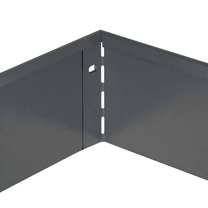Bellissa Rasenkante Serra - 103 x 0,1 x 12 cm, Silber, Metall - Detailaufnahme