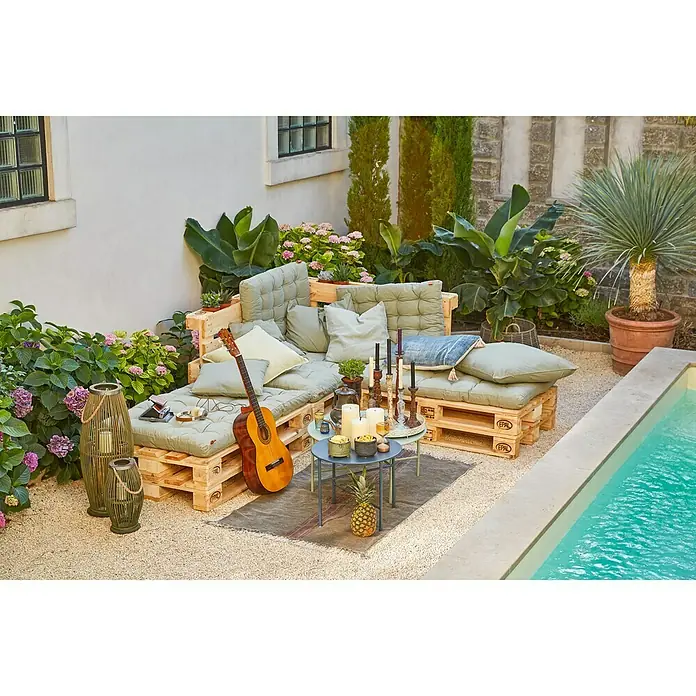 Envy Kissen Gabriel - L x B: 65 x 65 cm, Desert Sage - Stimmungsaufnahme
