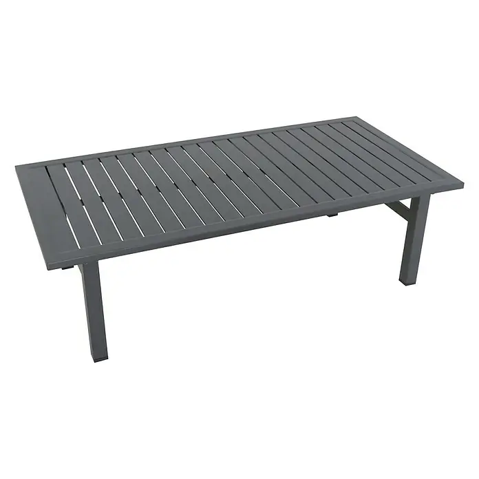 Sunfun Maja Vrtni stolić - D x Š x V: 122 x 60 x 36 cm, Antracit - Dijagonalni pogled