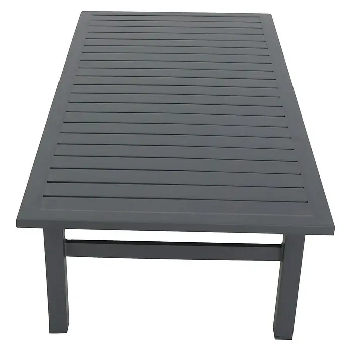 Sunfun Maja Vrtni stolić - D x Š x V: 122 x 60 x 36 cm, Antracit - Pogled odozgo