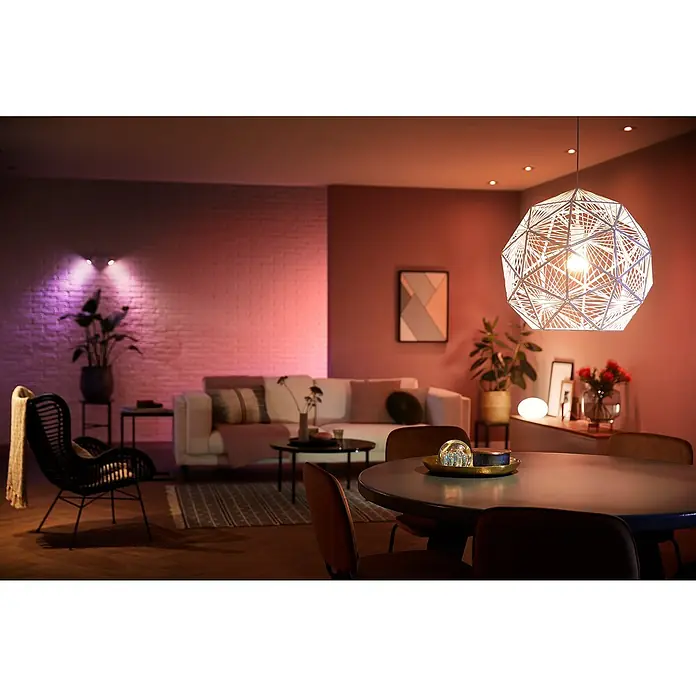 Philips Hue LED žarulja White & Color Ambiance - E14, 5,3 W, RGBW, Podesiva temperatura boje, 2 kom - Živopisni prikaz