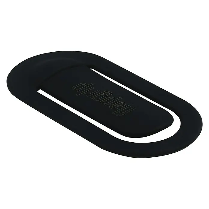 Smartphone-Halter Flapgrip - Schwarz - Diagonale Ansicht