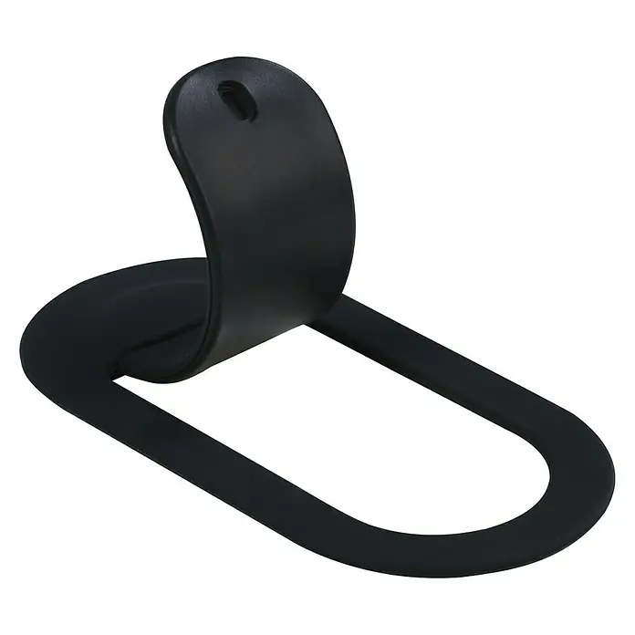 Smartphone-Halter Flapgrip - Schwarz - Diagonale Ansicht