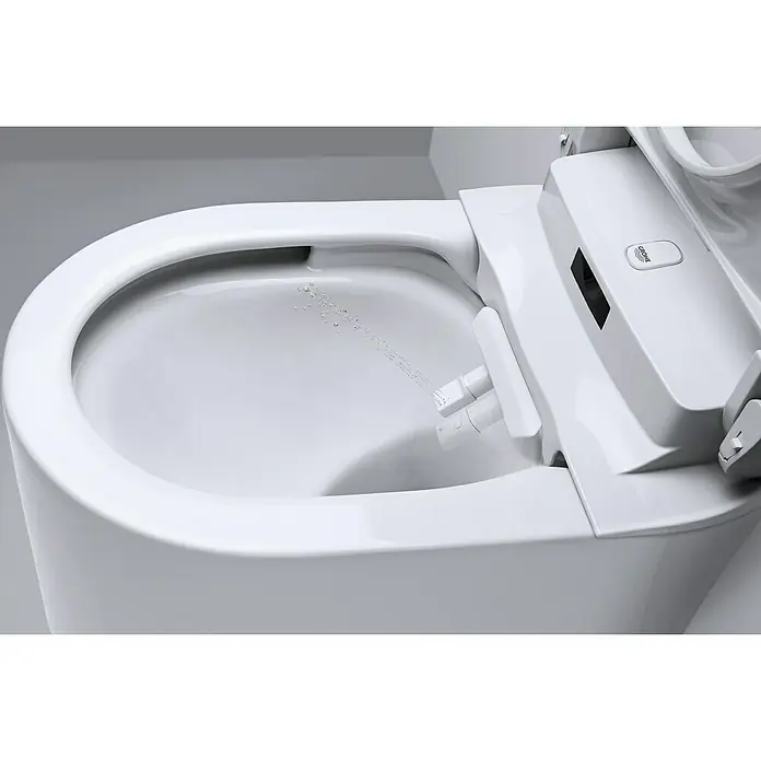 Grohe Wand-Dusch-WC-Set Sensia Arena - Spülrandlos, Mit antibakterieller Glasur, Spülform: Tief, WC Abgang: Waagerecht, Weiß - Stimmungsaufnahme