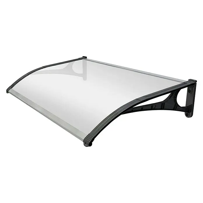 SmartSun Marquesina para puerta Evoke - 80 x 120 x 23,5 cm - Vista de perfil izquierdo