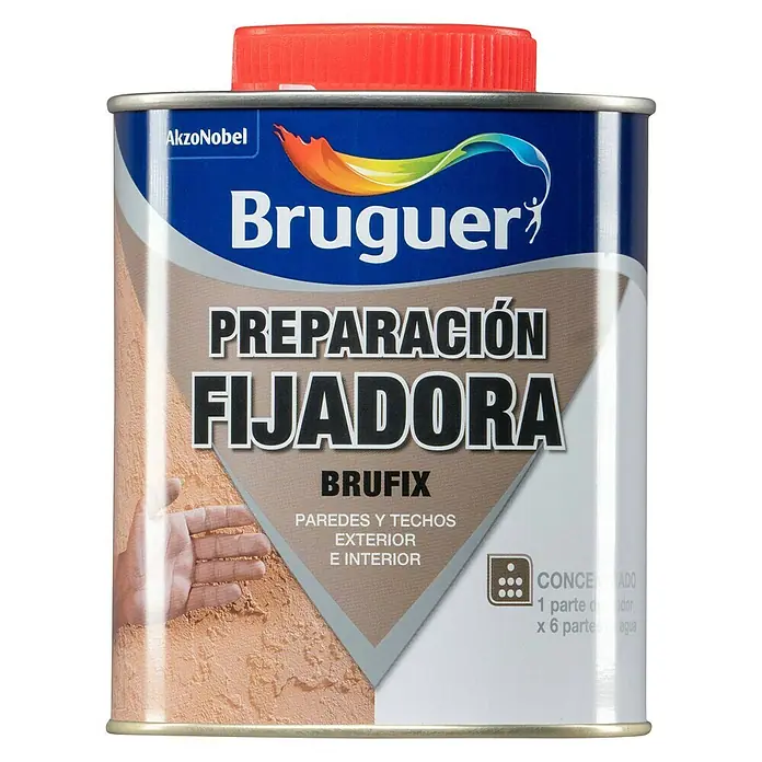 Bruguer Fijador Brufix - Incoloro, 750 ml, Lata - Vista frontal