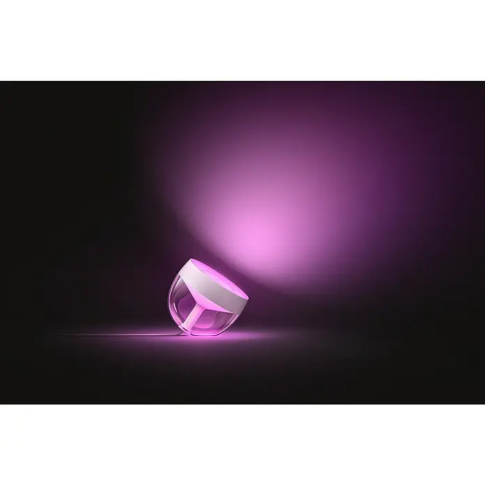 Philips Hue LED-Tischleuchte - 8,2 W, Weiß, Transparent, Höhe: 19,4 cm - Stimmungsaufnahme
