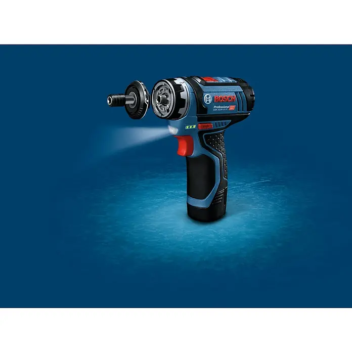 Bosch Professional Accesorio para el taladro GFA 12-X - Alojamiento: Hexágono ¼'', Específico para: Destornillador de batería Bosch Professional GSR 12V-15 - Foto ambiente