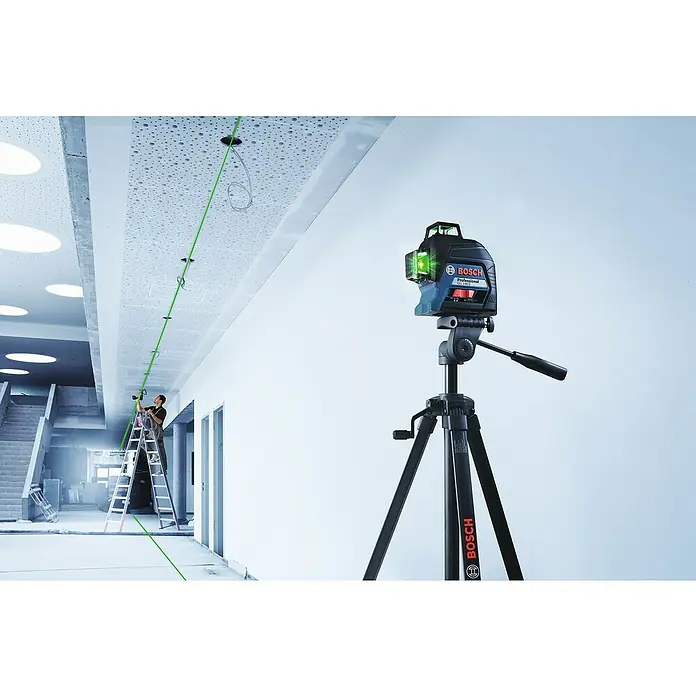 Bosch Professional Linienlaser GLL 3-80 G - Max. Arbeitsbereich: 30 m - Anwendungsbeispiel