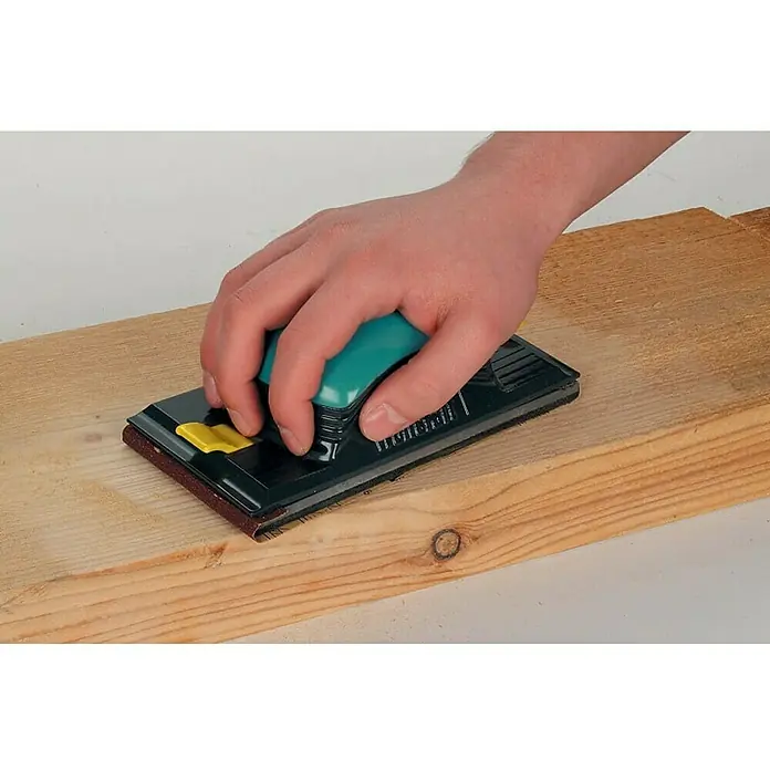 Wolfcraft Lijadora manual - 93 x 230 mm - Producto en uso