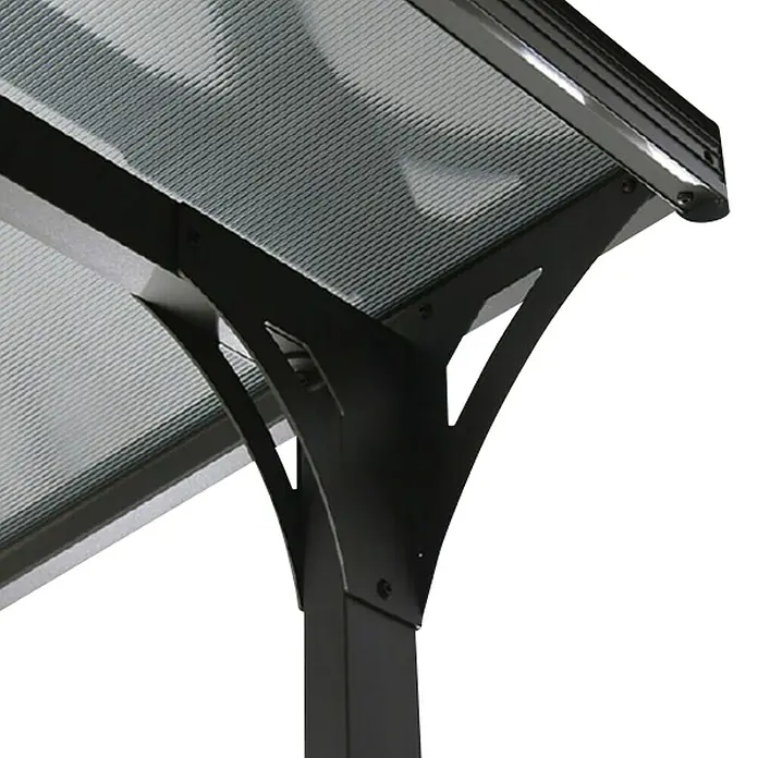 Sunfun Paviljon od aluminija Cipar - D x Š: 300 x 300 cm, Antracit - Detaljan prikaz