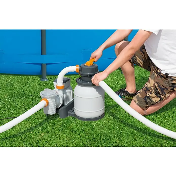 Bestway Pješčani filter - 5,7 m³/h, Namijenjeno za: Bazene do 42 000 l - Proizvod u upotrebi