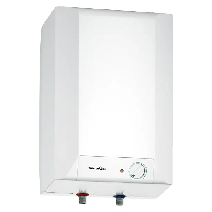 Gorenje Nadpultni grijač vode TEG 10 O - Zapremnina: 9,8 l, Temperaturni raspon: Do 75 °C - Dijagonalni pogled