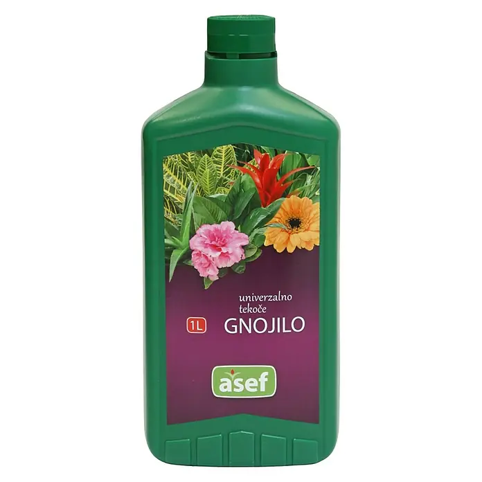 Asef Tekuće gnojivo za lončanice - 1 l - Pogled sprijeda