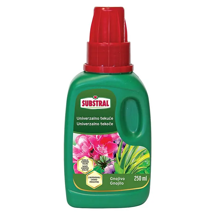 Substral Tekuće gnojivo za za zelene i cvatuće biljke - 250 ml - Dijagonalni pogled