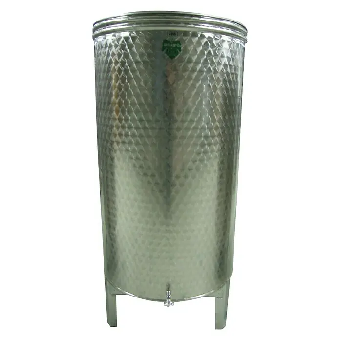 Vinska bačva INOX - 480 l - Pogled sprijeda