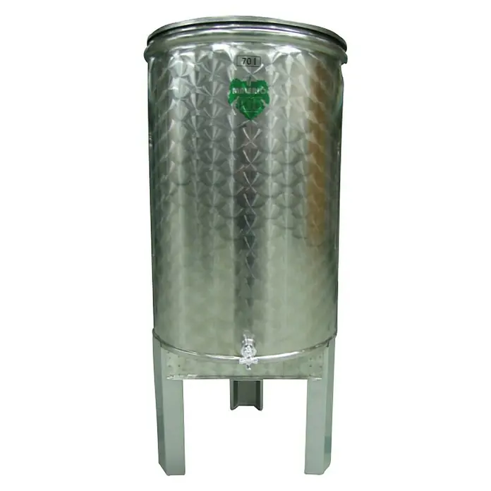 Vinska bačva INOX - 70 l - Pogled sprijeda