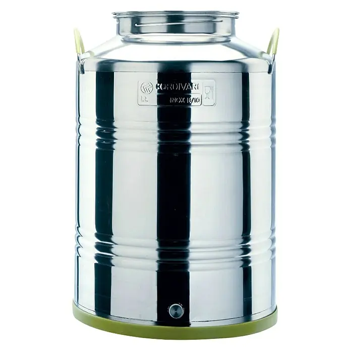 Spremnik za ulje, Inox - 30 l - Pogled sprijeda