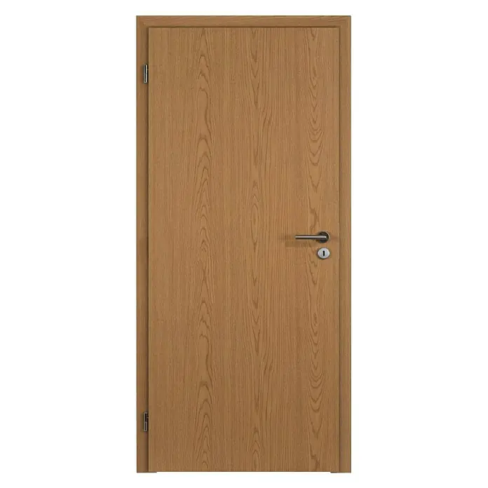 Doornite Sobna vrata - D x Š x V: 39 x 650 x 2.000 mm, DIN lijevo, Hrast - Pogled sprijeda