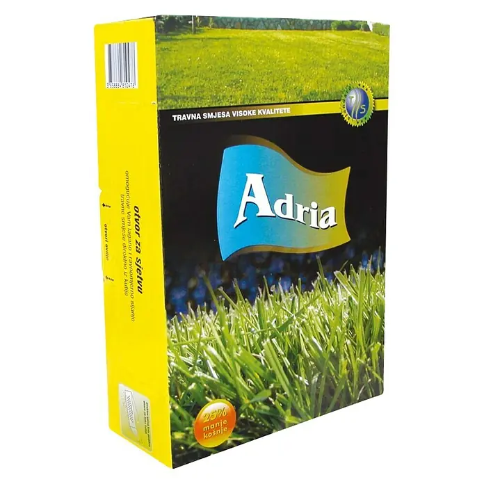 Sjeme za travu Adria - 800 g, 100 m² - Dijagonalni pogled