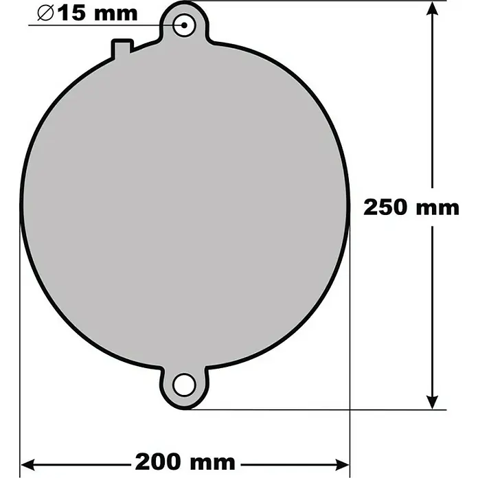 Kemoplastika Plutača - Narančaste boje, Plastika, Promjer: 20 cm