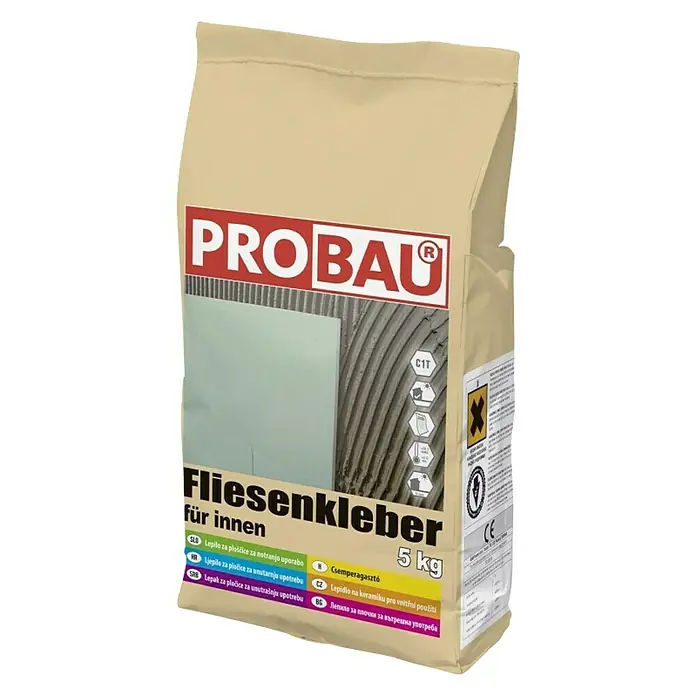 Probau Ljepilo za pločice - 5 kg - Dijagonalni pogled