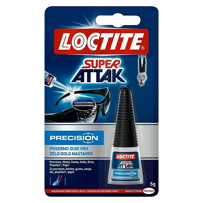 Loctite Univerzalno ljepilo SUPER ATTAK - 5 g - Pogled s gornje strane