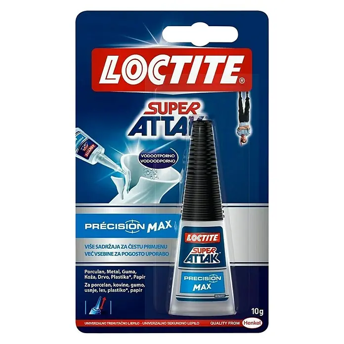 Loctite Univerzalno ljepilo SUPER ATTAK - 10 g - Pogled s gornje strane