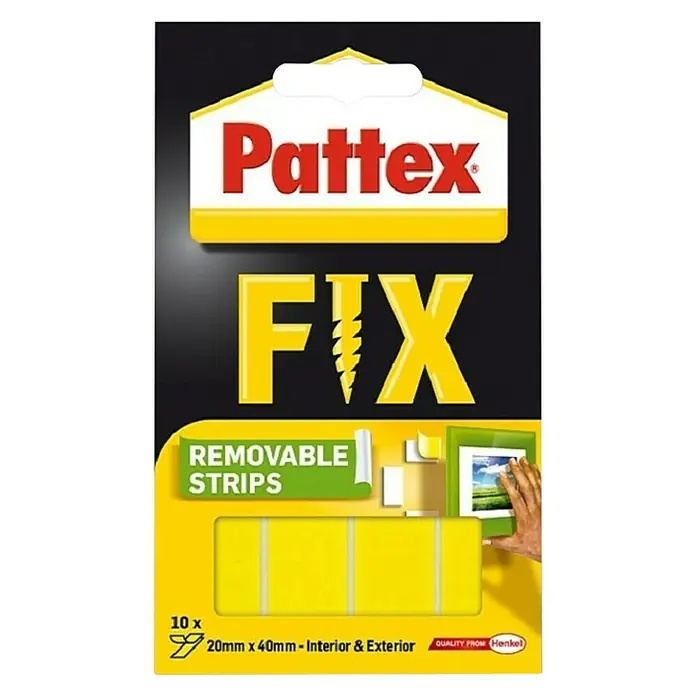 Pattex Dvostrani ljepljivi jastučić FIX - 10 Kom. - Pogled s gornje strane