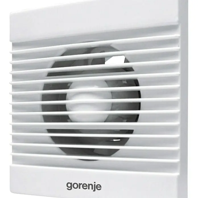 Gorenje Kupaonski ventilator BVN100W - 230 V, Plastika, 70 m³/h - Dijagonalni pogled