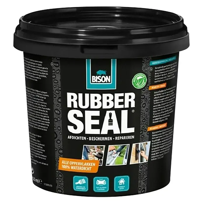Bison Rubber Seal Bitumenski premaz - Vodonepropusno, Spremno za upotrebu - Pogled sprijeda