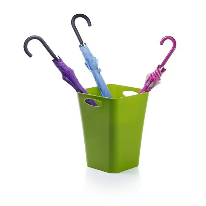 Rotho Kutija za pohranjivanje Living - 29,5 x 29,5 x 39,5 cm, Zelene boje, 23 l - Proizvod u upotrebi