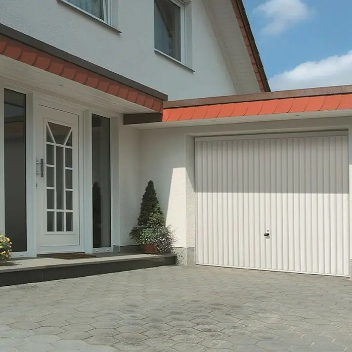 Hörmann Garažna vrata Pearl - Š x V: 2.375 x 2.125 mm, Bijele boje - Živopisni prikaz