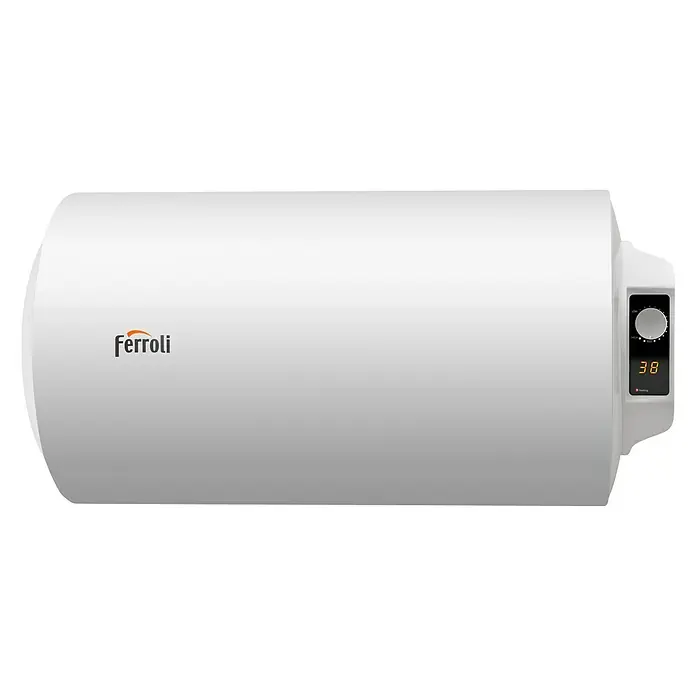 Ferroli Termo eléctrico Tiber C 80 H - 76 l, 1.500 W, Rango de temperaturas: +40 °C a +80 °C - Vista frontal