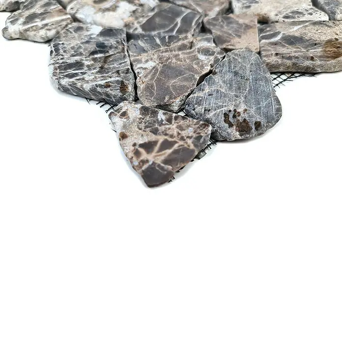 Mosaikfliese Uni CIOT 30/180KB - 30,5 x 30,5 cm, Braun, Matt - Detailaufnahme