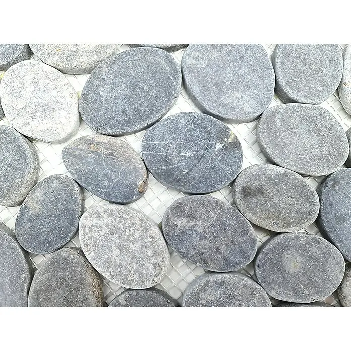 Mozaik pločica - 30,5 x 30,5 cm, Sive boje, Mat - Detaljan prikaz