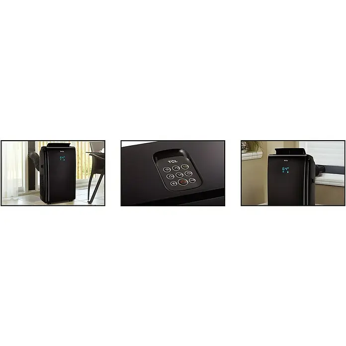 TCL Mobiles Klimagerät Kühlen/Heizen TAC-12CHPB/KB - Max. Kühlleistung je Gerät in BTU/h: 11.000 BTU/h, Max. Heizleistung je Gerät in BTU/h: 10.000 BTU/h - Detailaufnahme