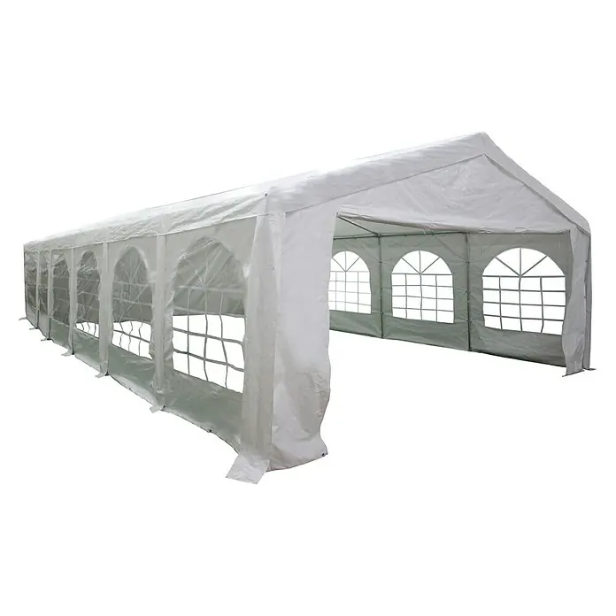 Sunfun Partyzelt - L x B: 1.200 x 600 cm - Diagonale Ansicht