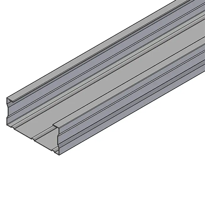 THU Ceiling Solutions Perfil TC60 - 3 m x 45 mm x 18 mm, Acero - Primer plano