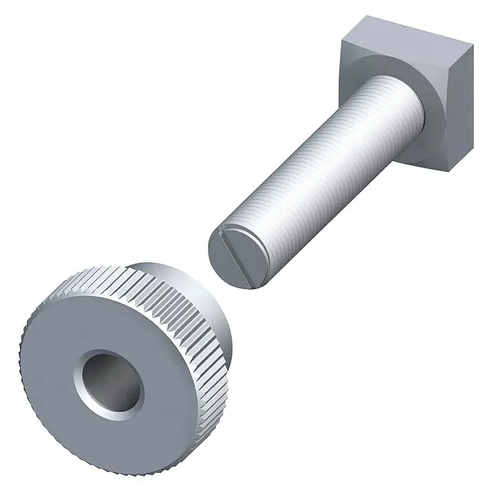 Kantoflex Coaxis Haken-Montage-Set -  - Diagonale Ansicht